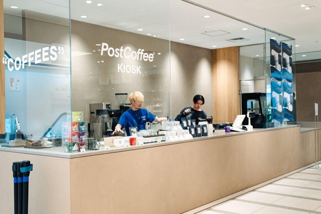 PostCoffee KIOSKの外観