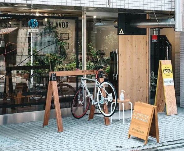 Goodman Roaster Kyotoの店舗の外観