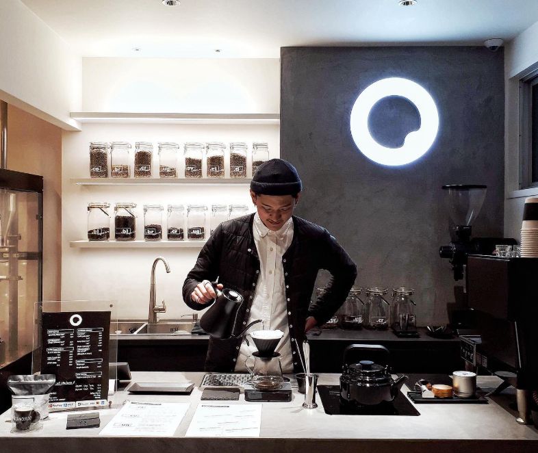 Coffee Base KANONDOの店舗の外観(京都のコーヒー豆専門店)