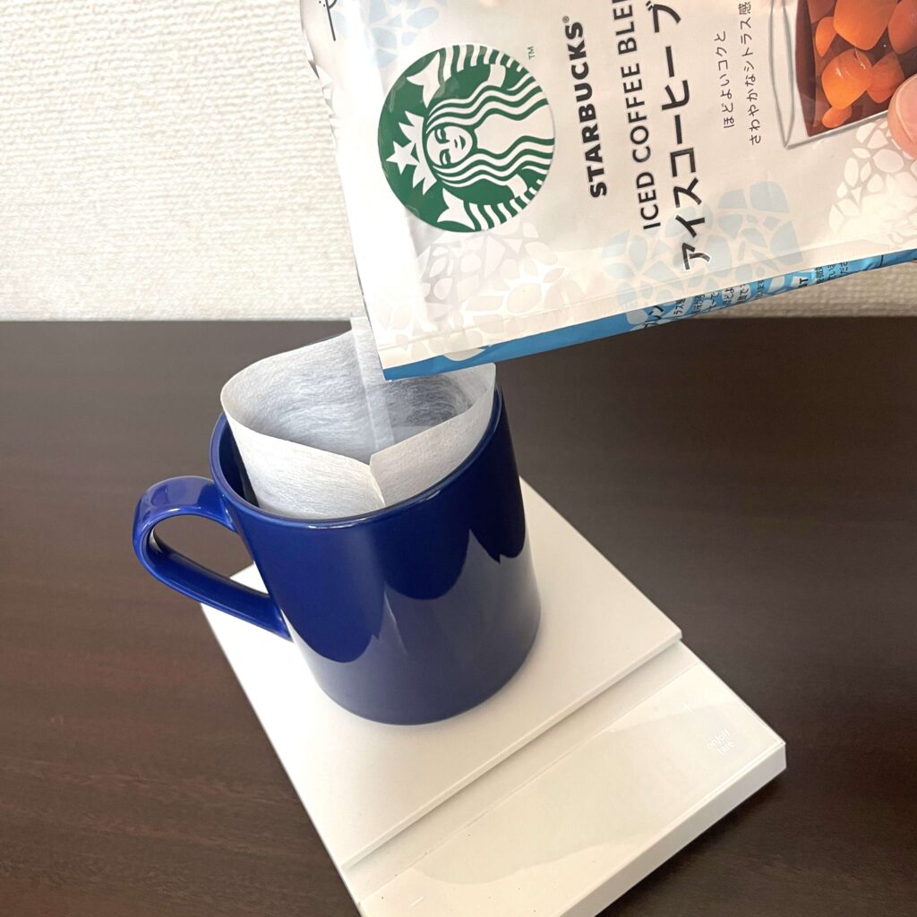 使用したのはスタバのアイスコーヒーブレンド