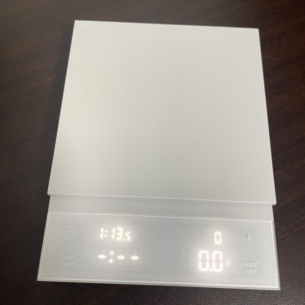 コーヒーインストラクターの筆者愛用のコーヒースケールポラリス