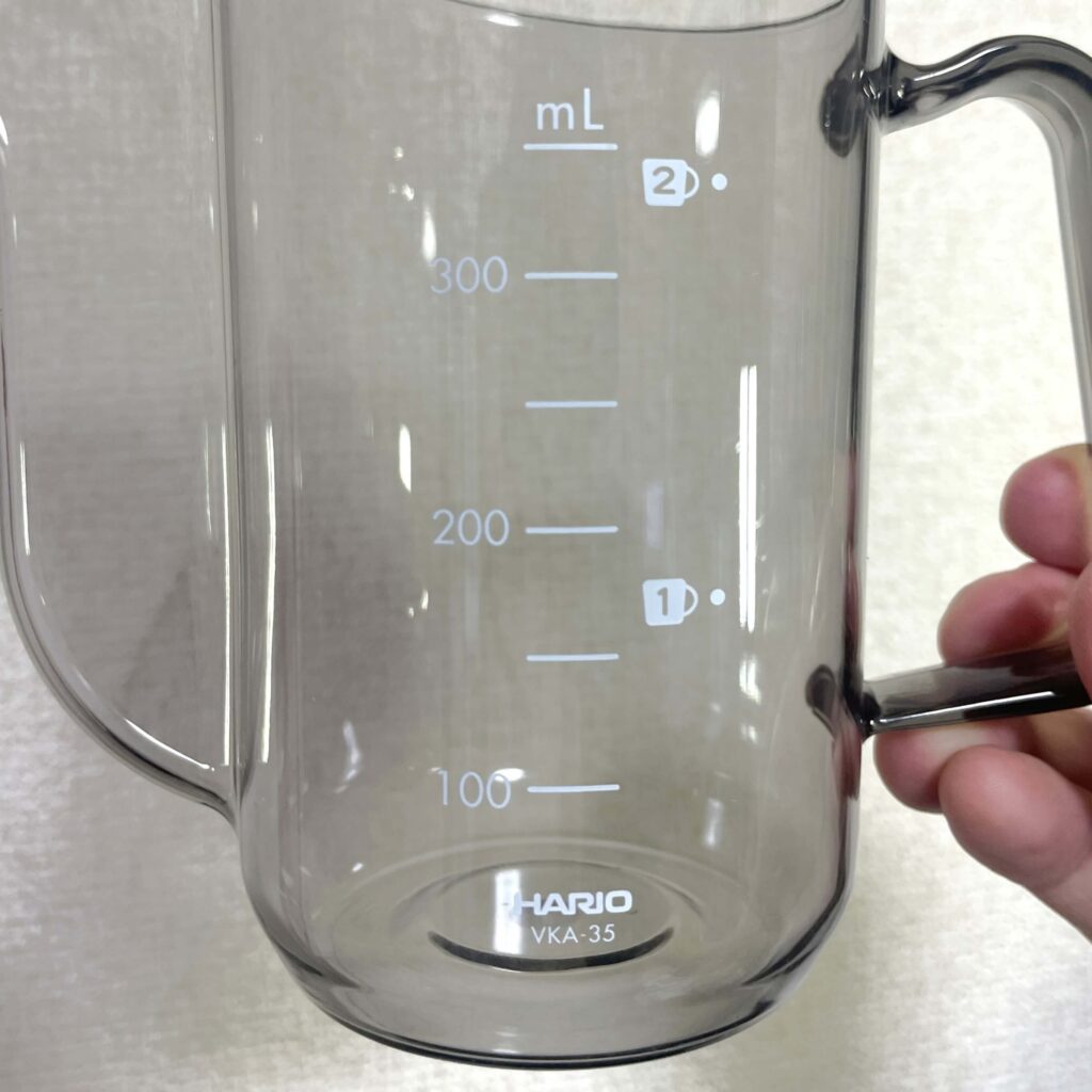 50mlづつメモリがある