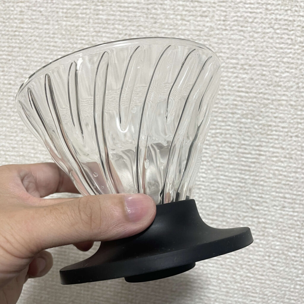 スイッチ上部のガラスV60と組み合わせ