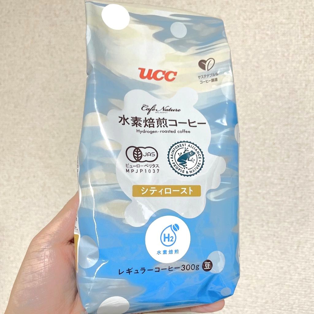 UCCの水素焙煎コーヒーのパッケージ