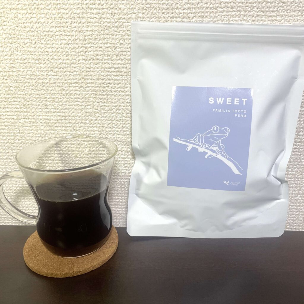 LIGHT UP COFFEE FAMILIA TOCTO PERUを飲んだ感想