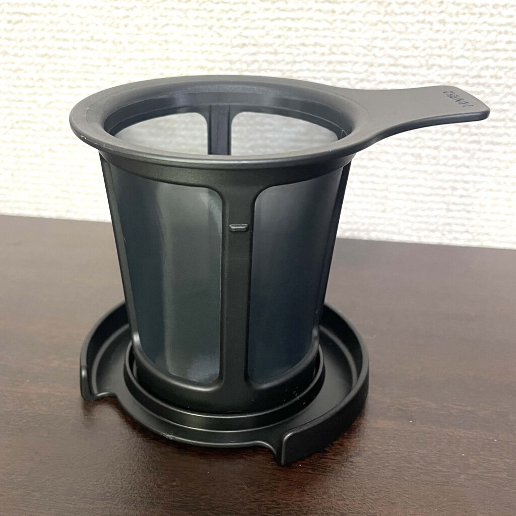 蓋が受け皿になる