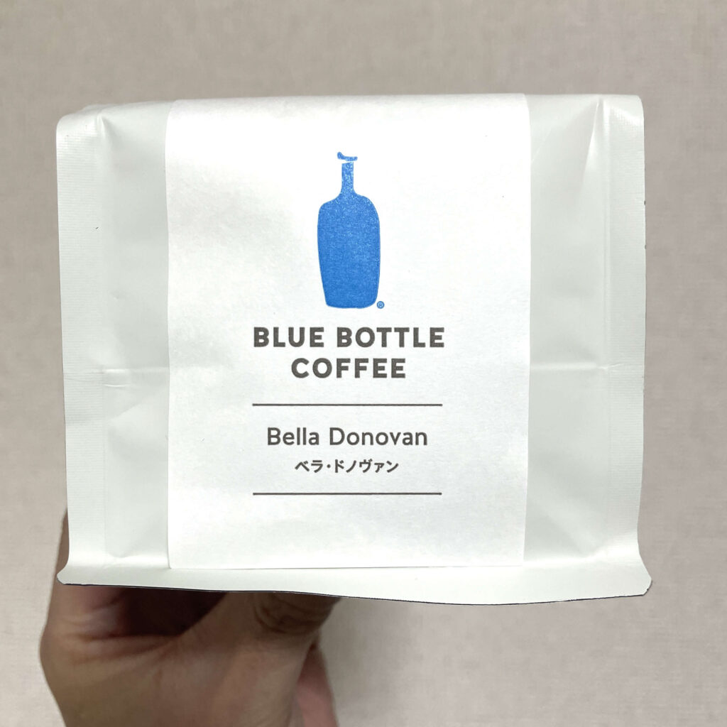ブルーボトルコーヒー「ベラ・ドノヴァン」のパッケージ正面