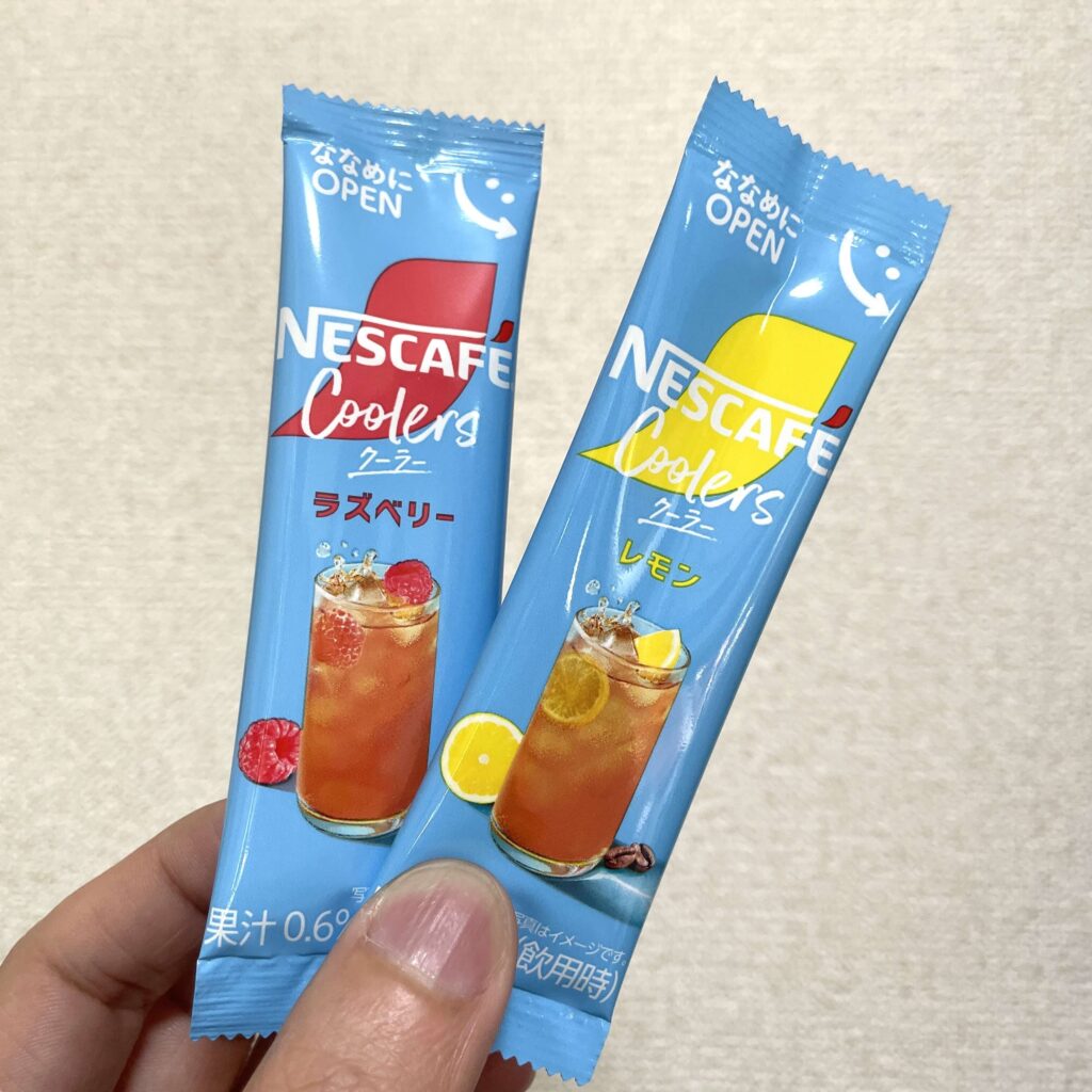 ネスカフェ クーラーのスティック粉末タイプの個包装