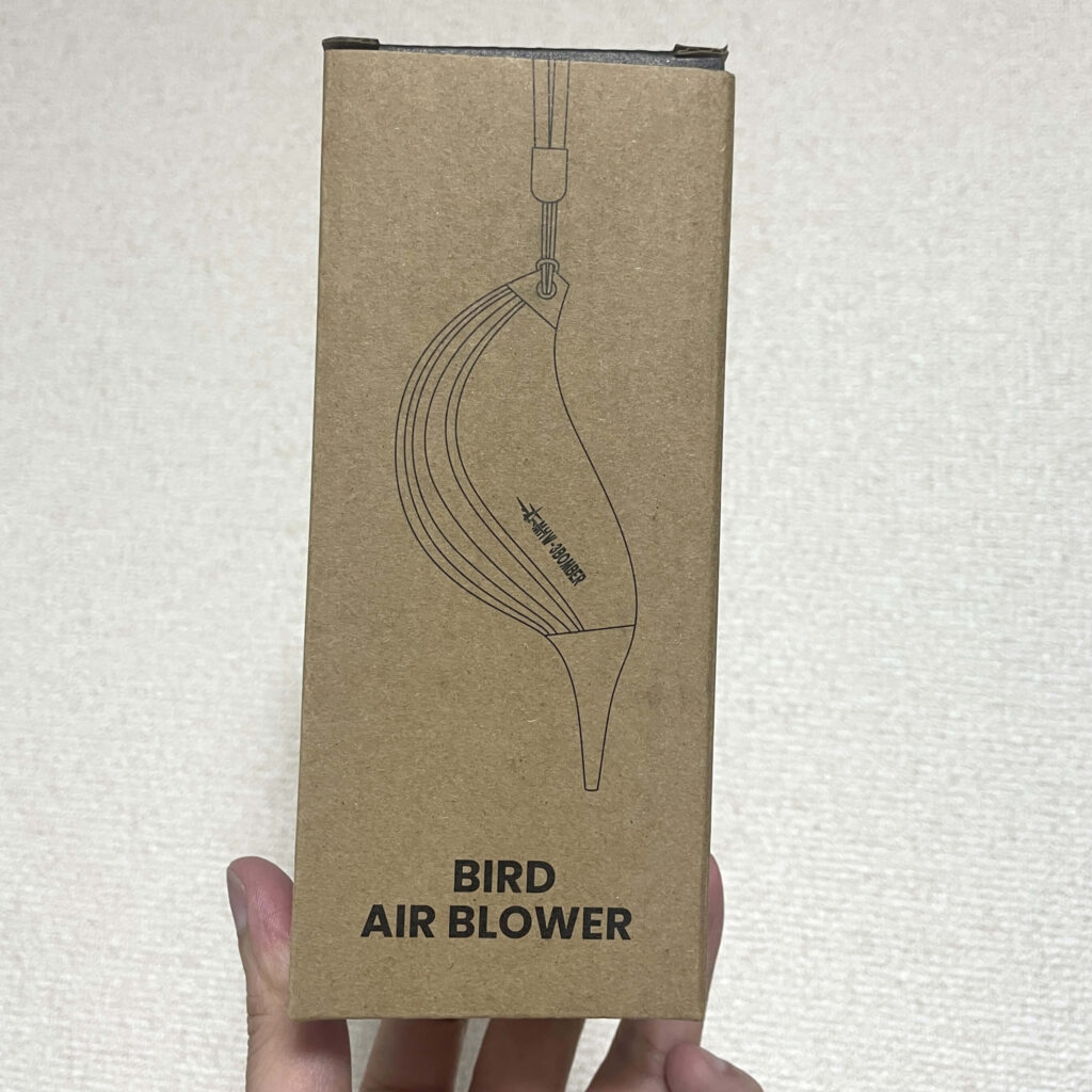 MHW-3BOMBERのコーヒーブロワーのパッケージの実物