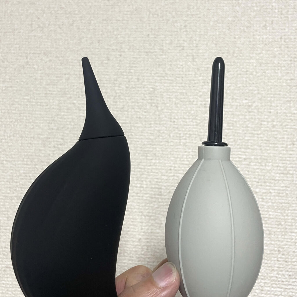 MHW-3BOMBERのコーヒーブロワーと一般的なブロワーの先端の違い