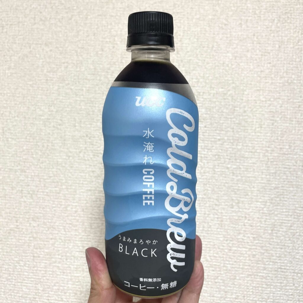 UCC 水淹れコーヒー(Cold Brew)のボトルパッケージ
