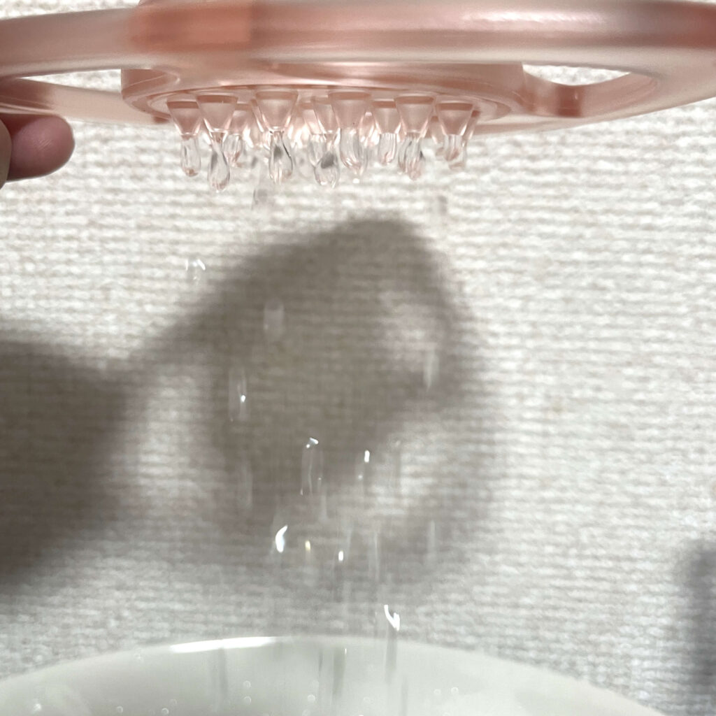 MHW-3BOMBER「RAIN」のお湯が落ちる様子