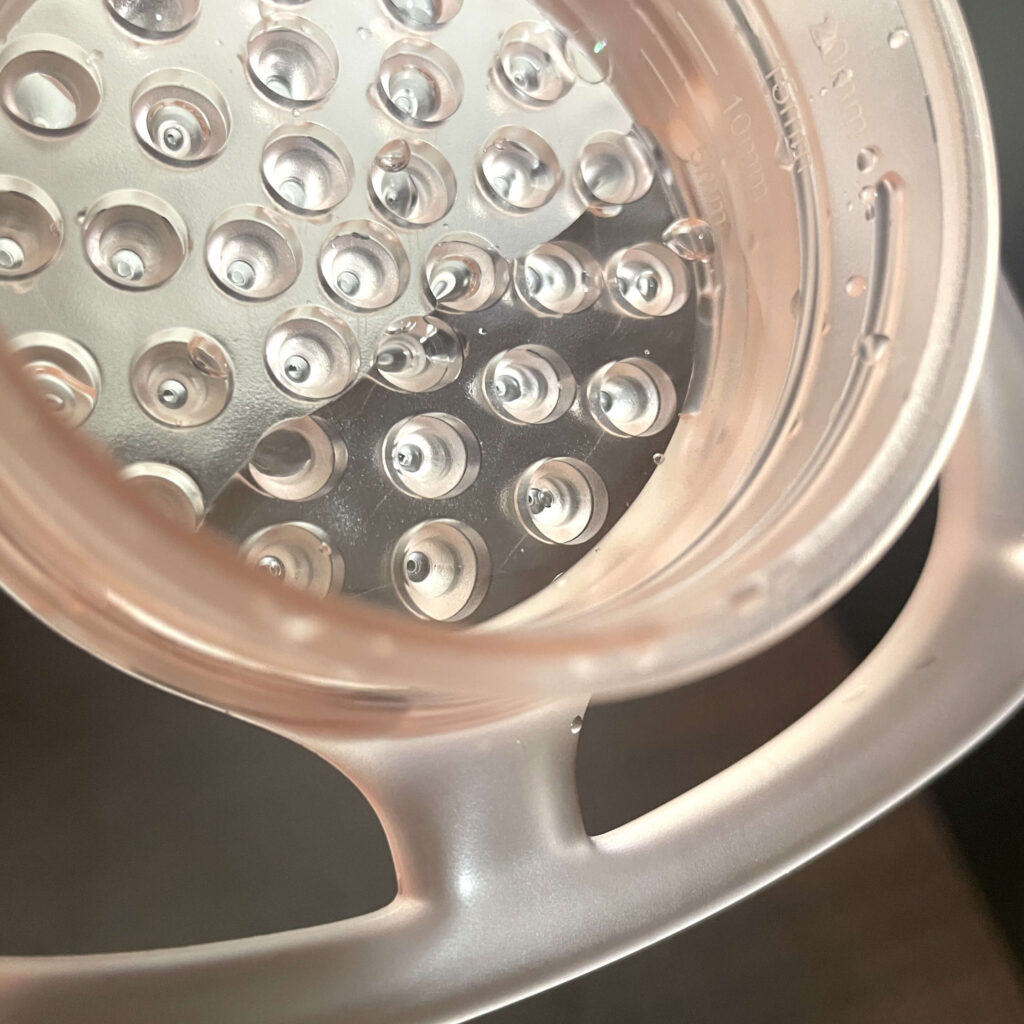 MHW-3BOMBER「RAIN」のデメリット、お湯残りの様子