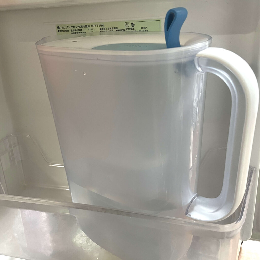 ブリタ（BRITA）を冷蔵庫保管した様子