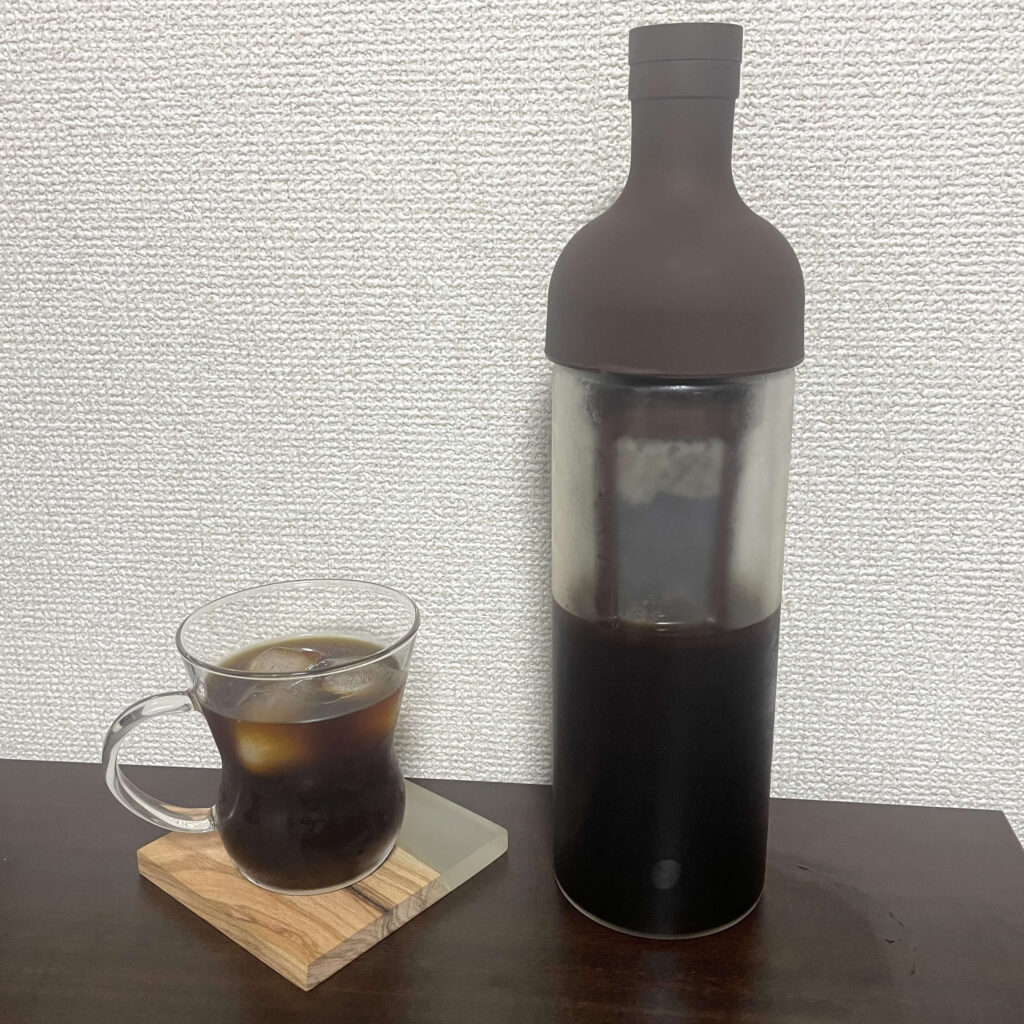 フィルターインコーヒーボトルの実物