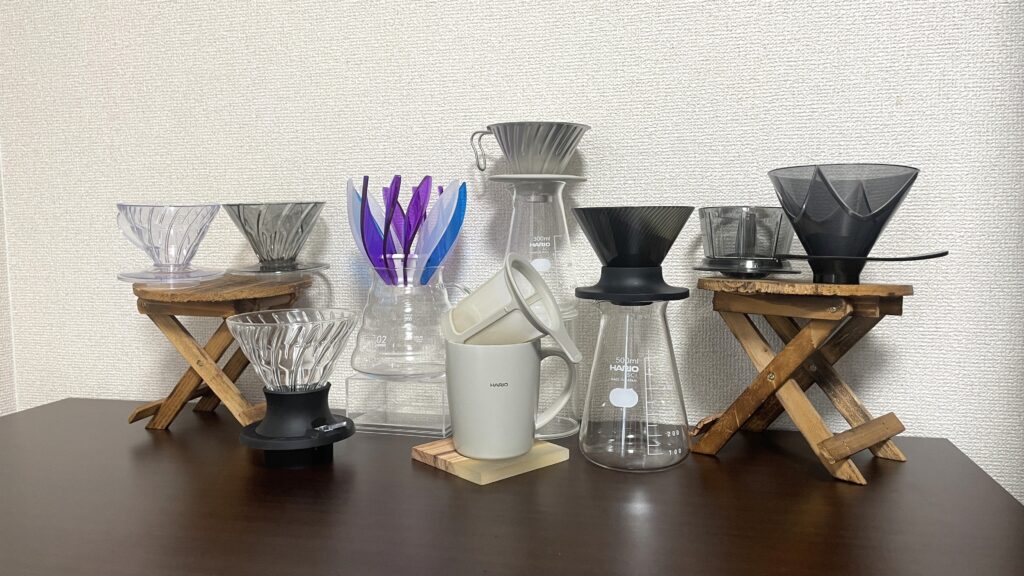 ブログ運営者が実際に愛用するハリオ器具の実物写真