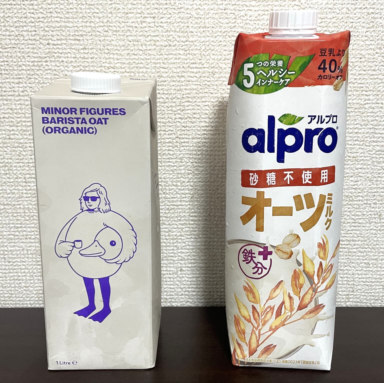 マイナーフィギュアズとアルプロのようなオーツミルクとは?