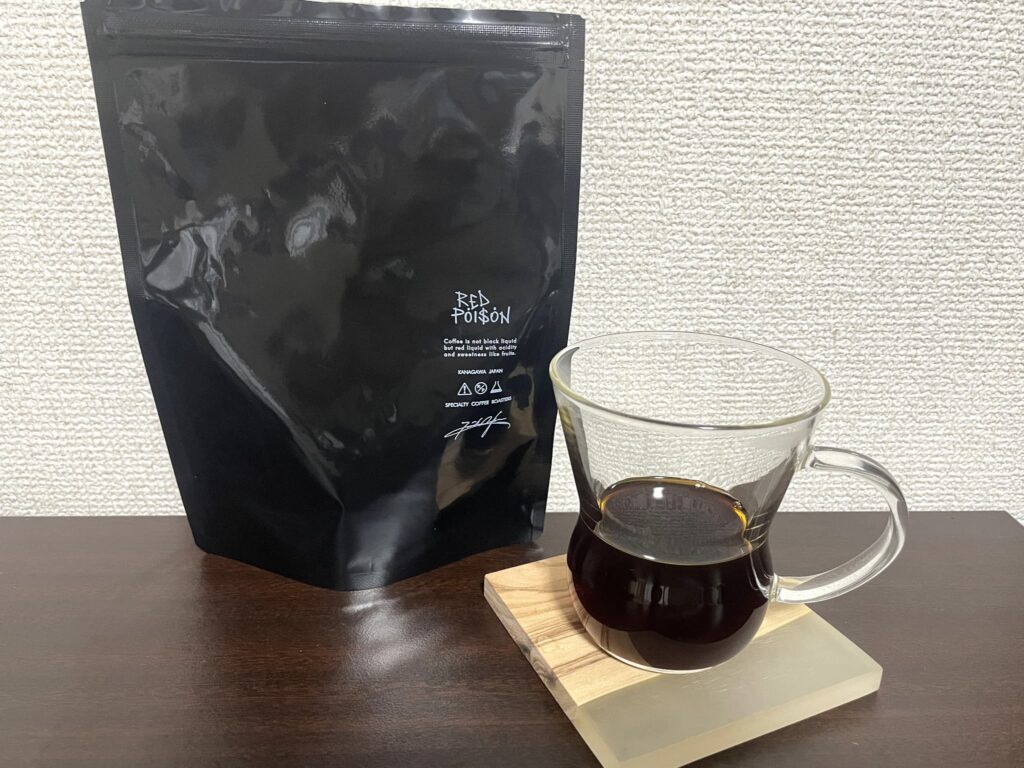 レッドポイズンのラムジャムを飲んだ様子