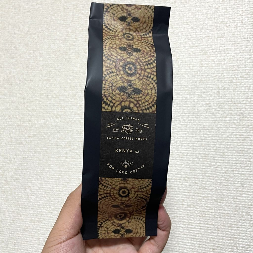 SANWA COFFEE WORKS ケニアAA のパッケージ